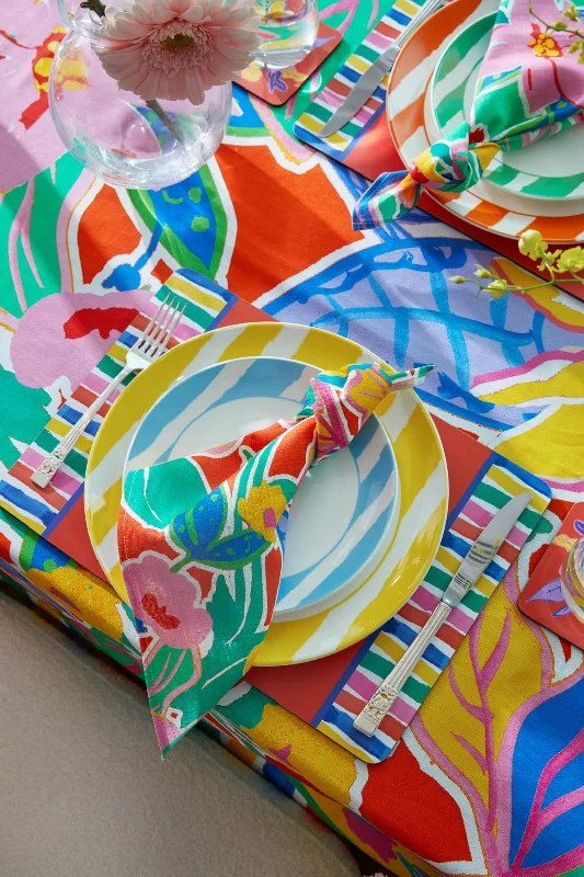 Floweret Napkin Set 4