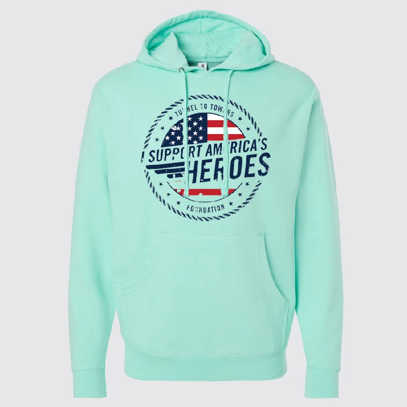 T2T Heroes Hoodie – Unisex (Mint) CLEARANCE