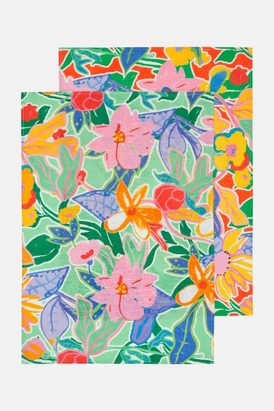 Floweret Tea Towel Set