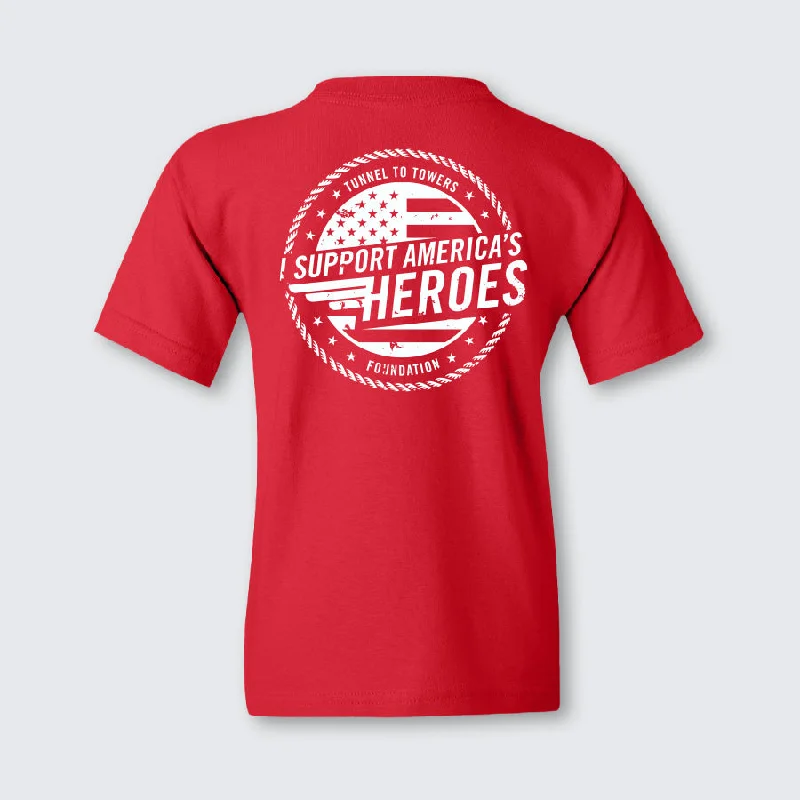 T2T HEROES TEE – Youth (Red) SALE!