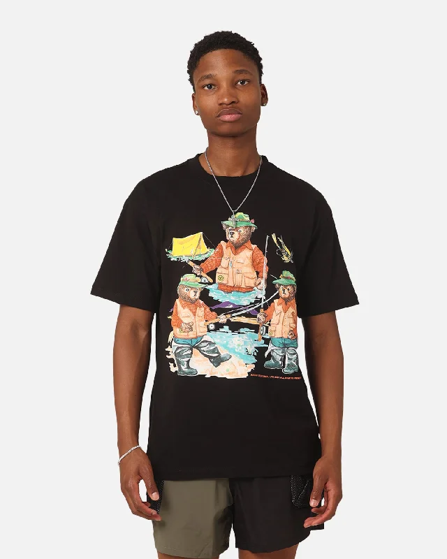 Market Sportsman Bear T-Shirt Black