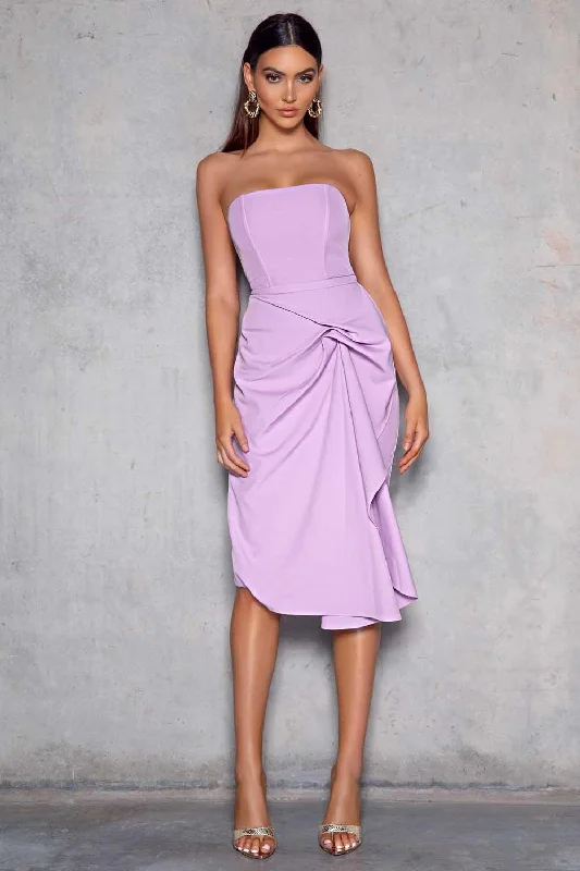 Arell Dress - Lavender Winter midi dresses