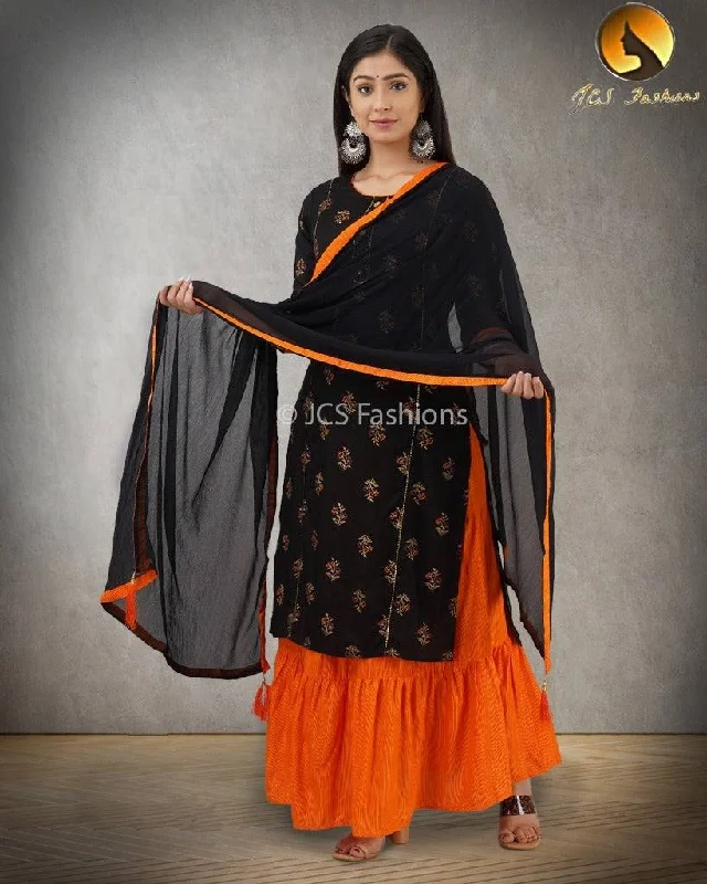 Rayon Slub Kurti Set: Skirt and Dupatta Included | JCSFashions Plus size unclassified skirts