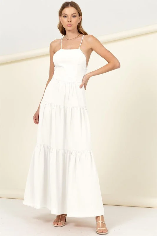 Said Yes Tiered Maxi Dress  *Online Only* Lightweight maxi dresses for hot weather