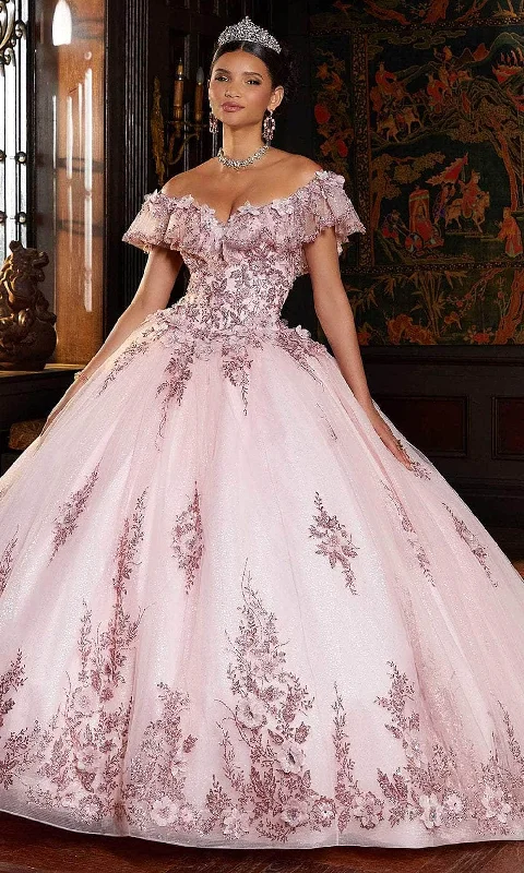 Mori Lee 89333 - Flutter Off Shoulder Bow Ballgown Versatile party dresses for any occasion