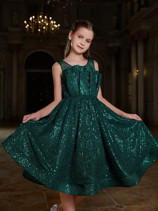 Tween Girls' Pleated Front Sleeveless Sequin Party Dresses ASOS party dresses