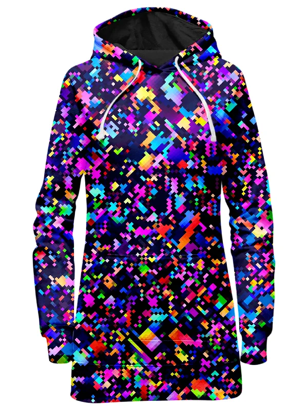 8-Bit Confetti Hoodie Dress Affordable unclassified dresses