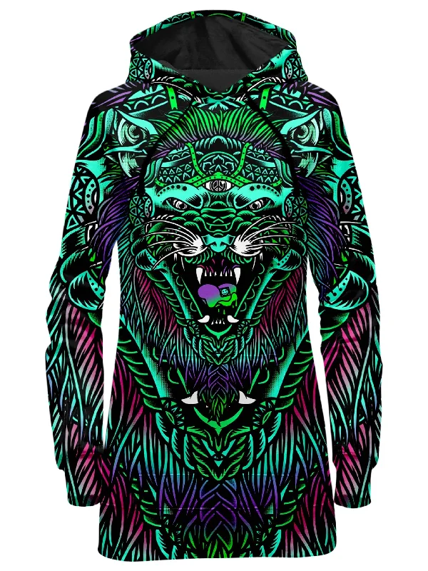 Acid Tiger Hoodie Dress Vacation unclassified dresses