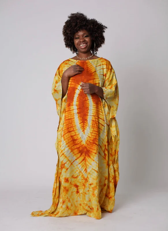 ADIRE SILK KAFTAN DRESS (To be Custom Made) Discounted unclassified dresses