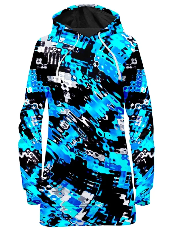 Aqua Rave Hoodie Dress Sexy unclassified dresses