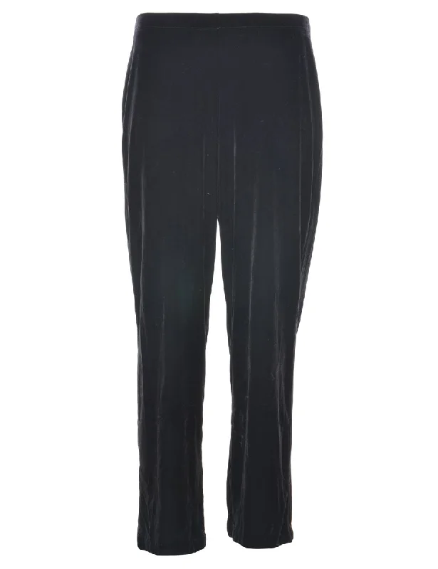 Black Velvet Trousers - W28 L27 Casual unclassified dresses