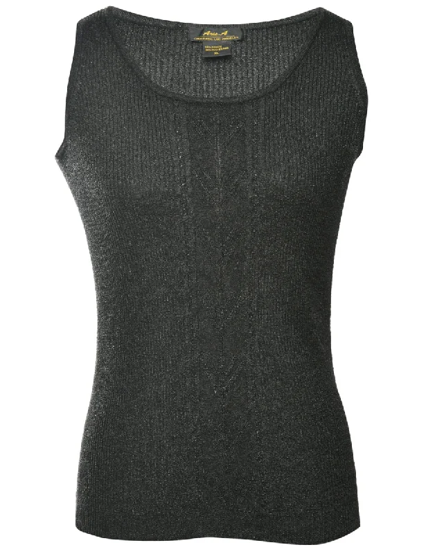 Black Vest - S Winter unclassified dresses