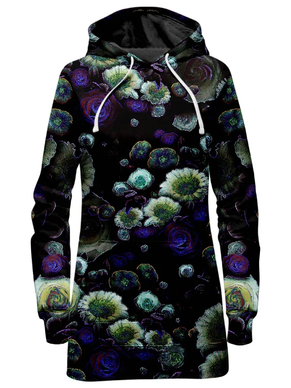 Dark Bloom Hoodie Dress Minimalist unclassified dresses