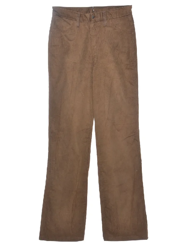 Dark Brown Corduroy Trousers - W29 L34 Formal unclassified dresses