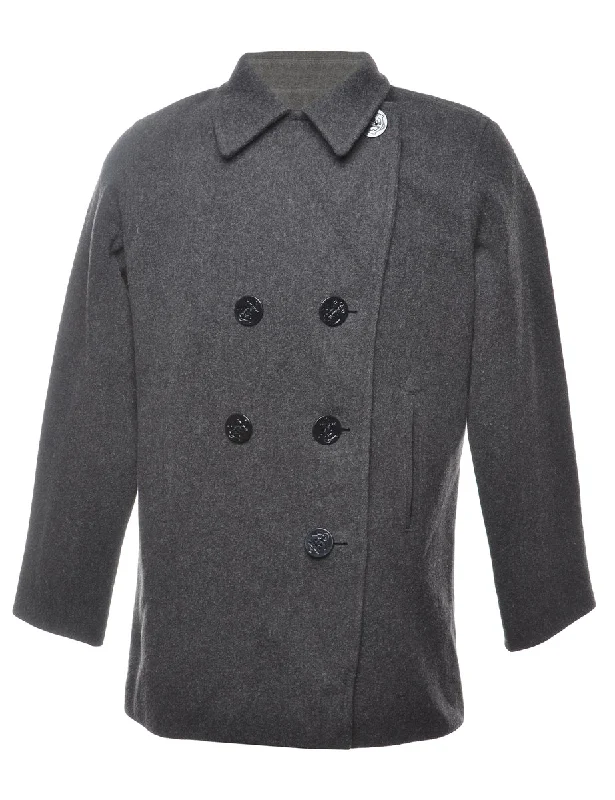 Dark Grey Peacoat - M Denim unclassified dresses