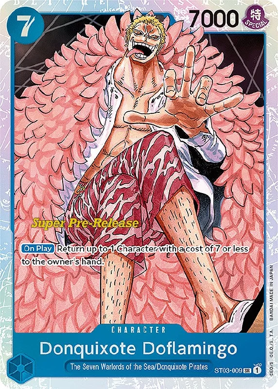 Donquixote Doflamingo [Super Pre-Release Starter Deck: The Seven Warlords of the Sea] Lightweight unclassified dresses