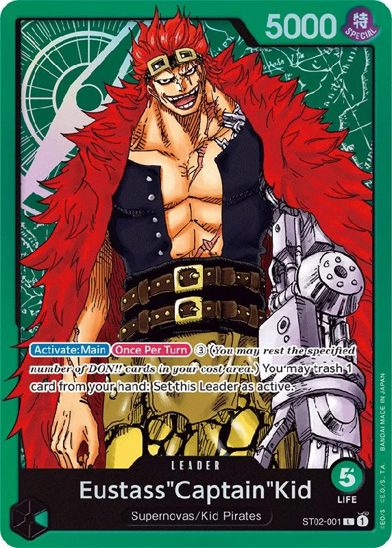 Eustass"Captain"Kid (001) [Starter Deck: Worst Generation] Velvet unclassified dresses