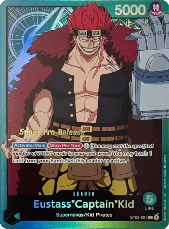 Eustass"Captain"Kid (001) [Super Pre-Release Starter Deck: Worst Generation] Spring unclassified dresses