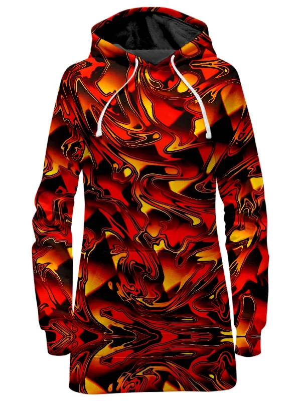 Fire Chromatic Melt Hoodie Dress Festival unclassified dresses