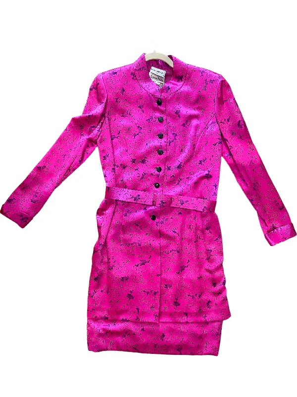 Mirella Cavorso Fushia Silk Dress Club unclassified dresses