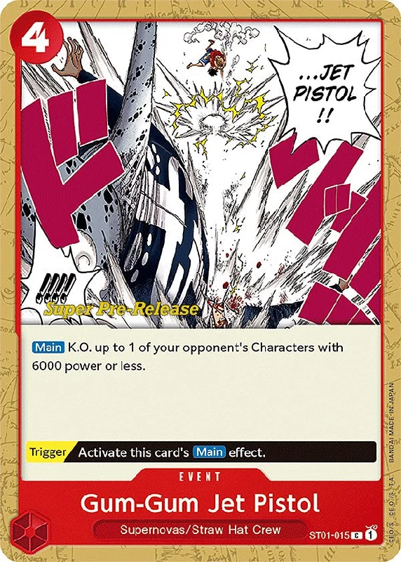 Gum-Gum Jet Pistol [Super Pre-Release Starter Deck: Straw Hat Crew] Lightweight unclassified dresses