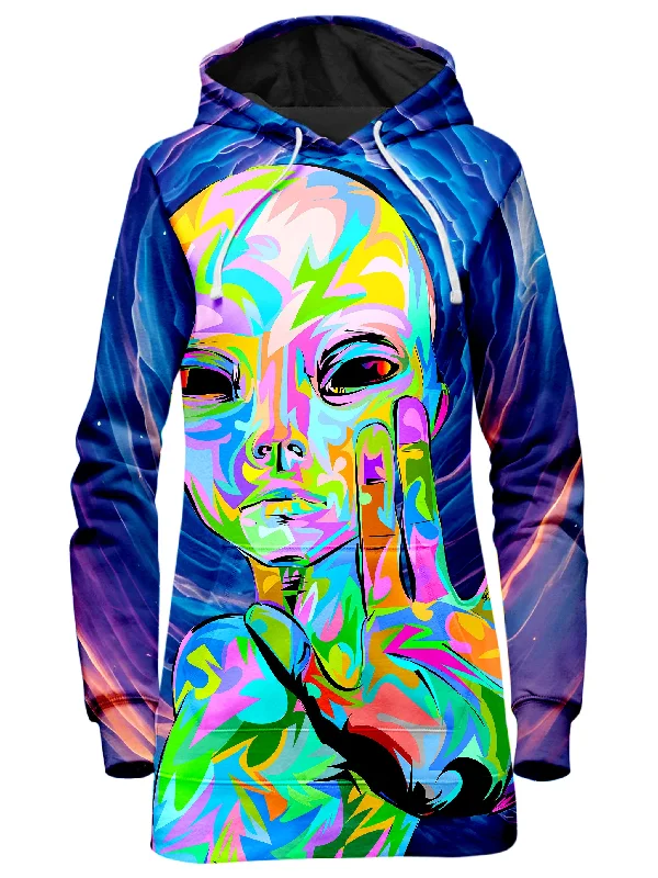 I Come in Peace Hoodie Dress Breathable unclassified dresses