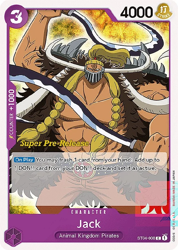 Jack [Super Pre-Release Starter Deck: Animal Kingdom Pirates] Chic unclassified dresses