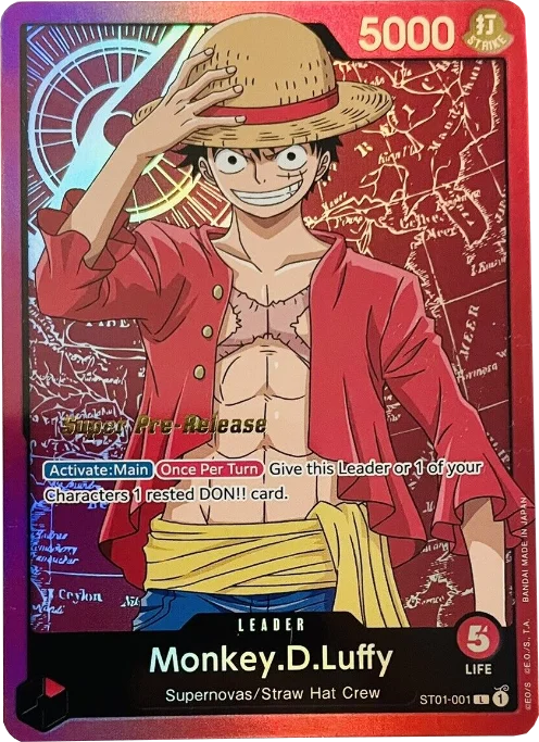 Monkey.D.Luffy (001) [Super Pre-Release Starter Deck: Straw Hat Crew] Club unclassified dresses