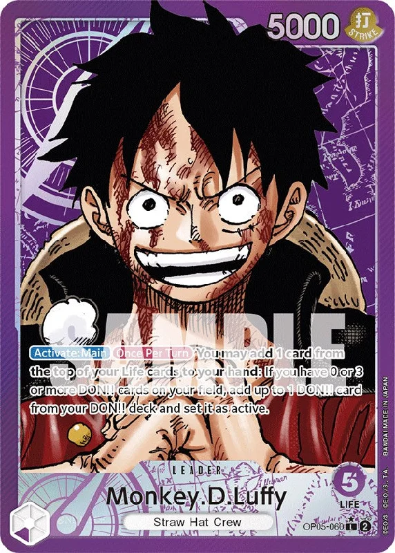 Monkey.D.Luffy (Alternate Art) [Awakening of the New Era] Striped unclassified dresses