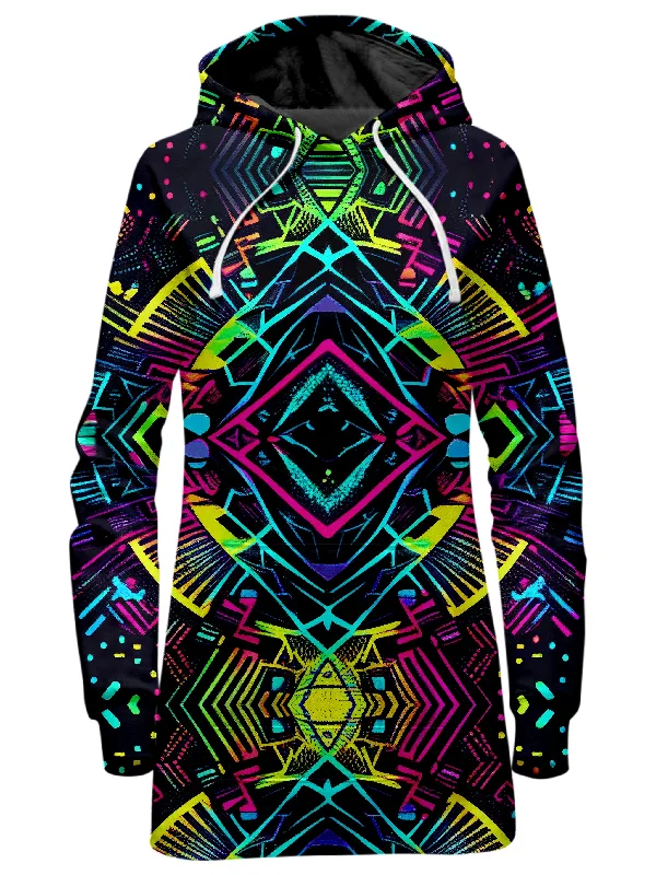 Neon Tribal Hoodie Dress Affordable unclassified dresses