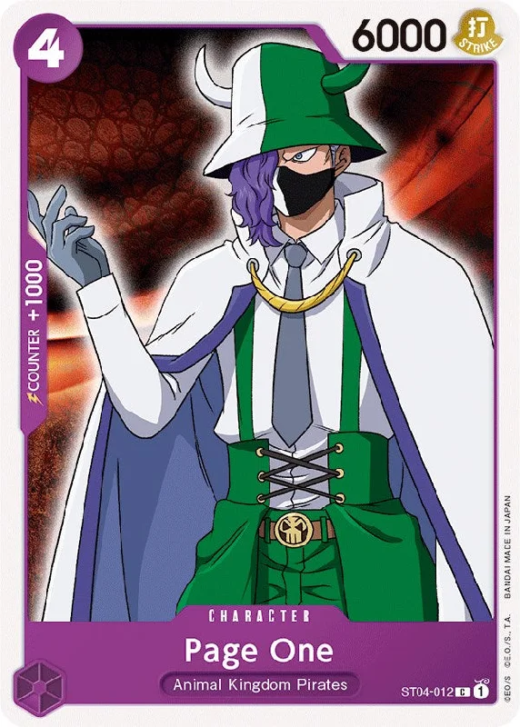 Page One [Starter Deck: Animal Kingdom Pirates] High-low unclassified dresses