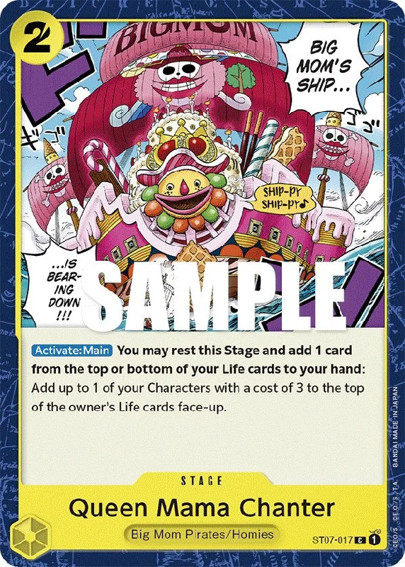 Queen Mama Chanter [Starter Deck: Big Mom Pirates] Halter unclassified dresses