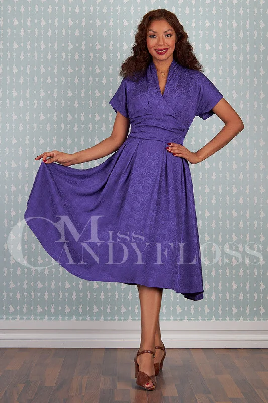 Rita-Violette 1940s satin dress by Miss Candyfloss Engagement unclassified dresses