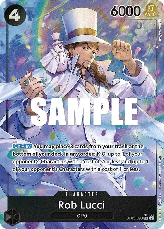 Rob Lucci (Alternate Art) [Awakening of the New Era] Chiffon unclassified dresses