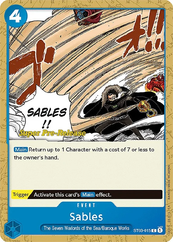 Sables [Super Pre-Release Starter Deck: The Seven Warlords of the Sea] Satin unclassified dresses