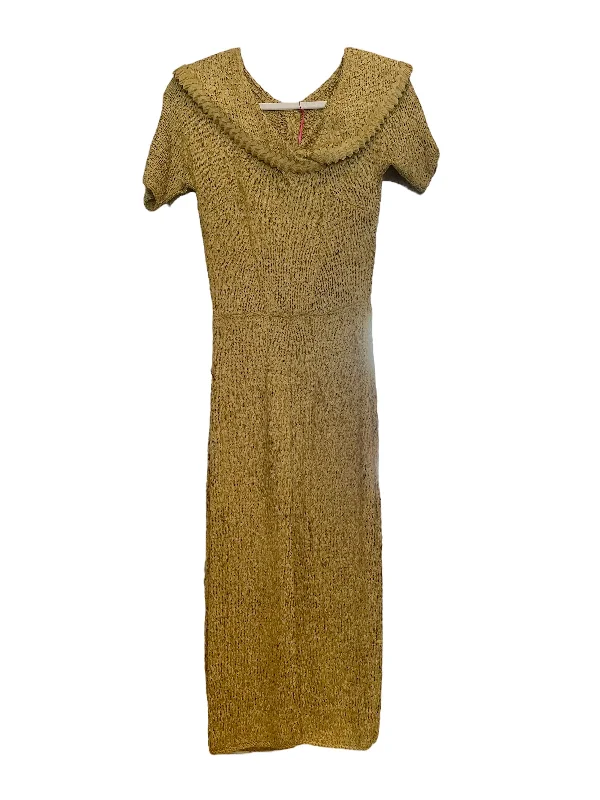 Silk, Handsewn, Gold Woven Ribbon Dress Budget-friendly unclassified dresses