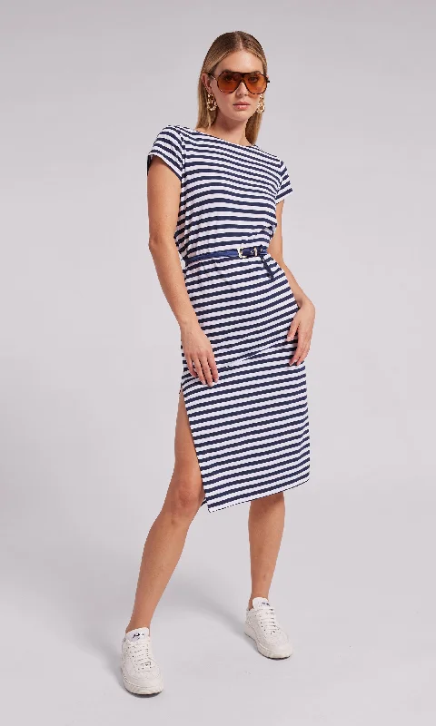 Palmero Stripe Dress Tiered unclassified dresses