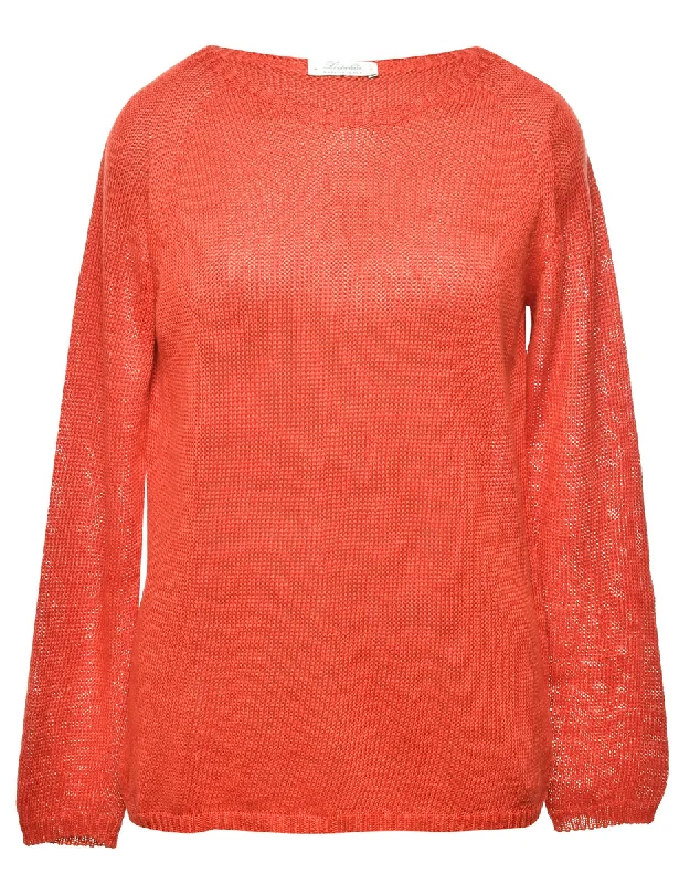 Terracotta Jumper - L Fall unclassified dresses