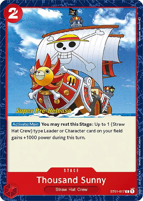 Thousand Sunny [Super Pre-Release Starter Deck: Straw Hat Crew] Trendy new unclassified dresses