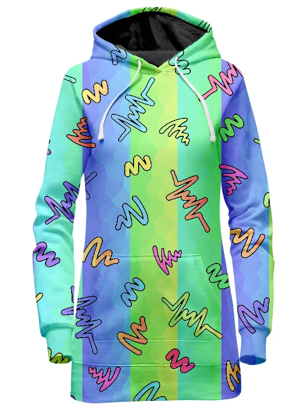 Trippy Doodles Hoodie Dress Party unclassified dresses