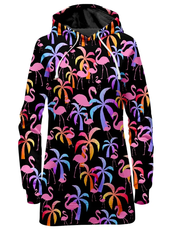 Tropical Palm Trees Hoodie Dress Anniversary unclassified dresses