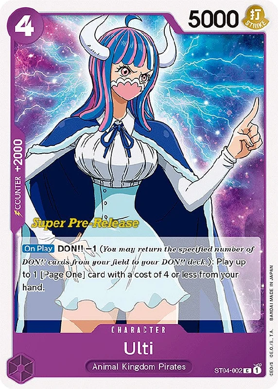 Ulti [Super Pre-Release Starter Deck: Animal Kingdom Pirates] Winter unclassified dresses