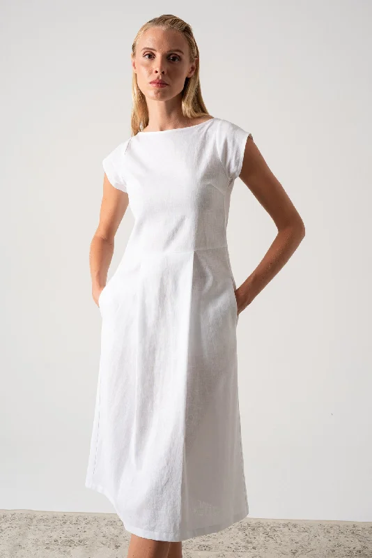 Viana Dress White Neutral tone unclassified dresses