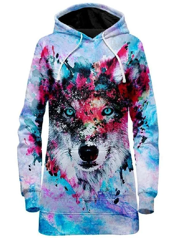 Wolf Hoodie Dress Spring unclassified dresses