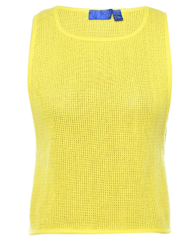 Yellow Vest - S Tulle unclassified dresses