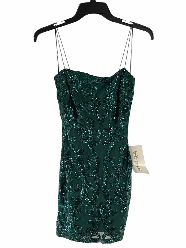 Lovely Day Size S Green sequined NWT Dress Silver Sequin Dress