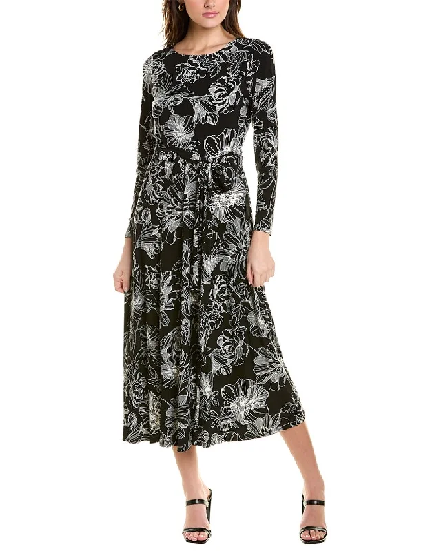 Anne Klein Floral Midi Dress Midi Skirt Fashion