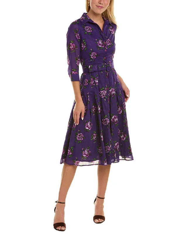 Samantha Sung Patricia 2 Shirtdress Formal Shirt Gown