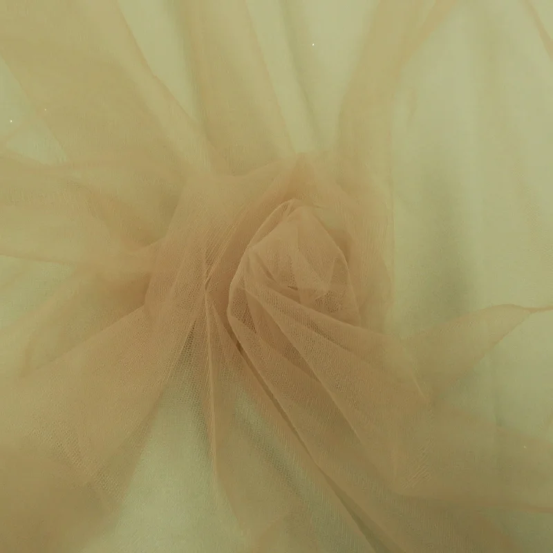 Italian Tulle - Nude Fluffy Tulle Dress